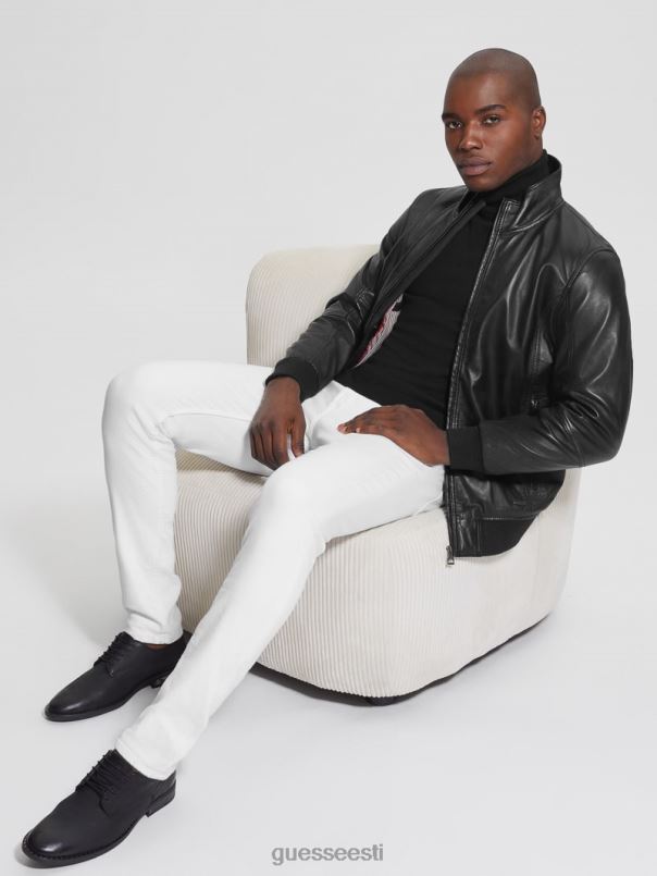 pehme nahkjakk must GUESS kehakate mehed BB4BB3953