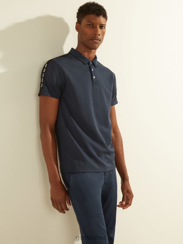 pique logo lint polo siidsinine GUESS kehakate mehed BB4BB4046
