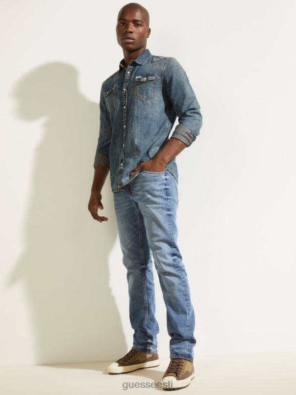 truckee denim lääne särk acadia GUESS kehakate mehed BB4BB4069