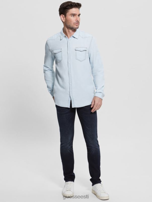 truckee denim lääne särk illusioonid GUESS kehakate mehed BB4BB4026