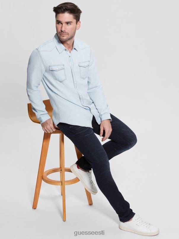 truckee denim lääne särk illusioonid GUESS kehakate mehed BB4BB4026