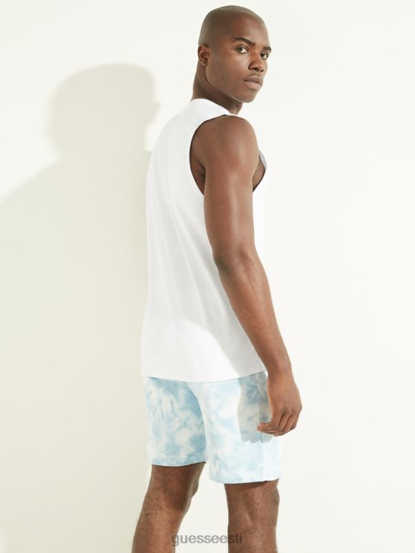 kanepipuuvillane lihaste tee puhas valge GUESS kehakate mehed BB4BB4049