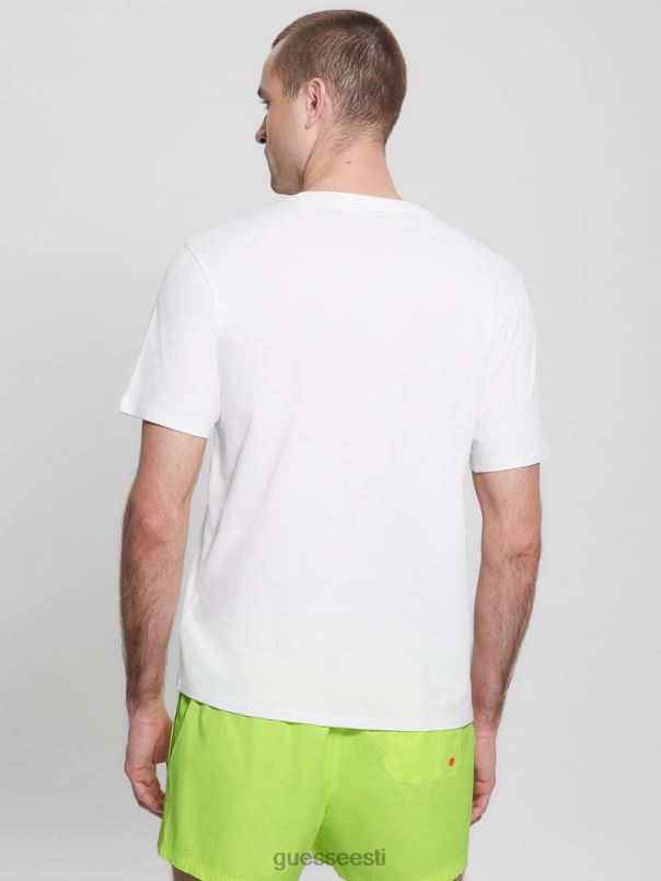 öko logoga tee puhas valge GUESS kehakate mehed BB4BB4023