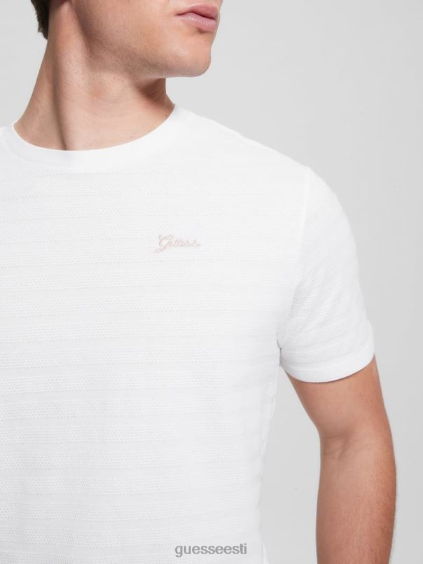 öko vincent jersey crewneck tee puhas valge GUESS kehakate mehed BB4BB4178