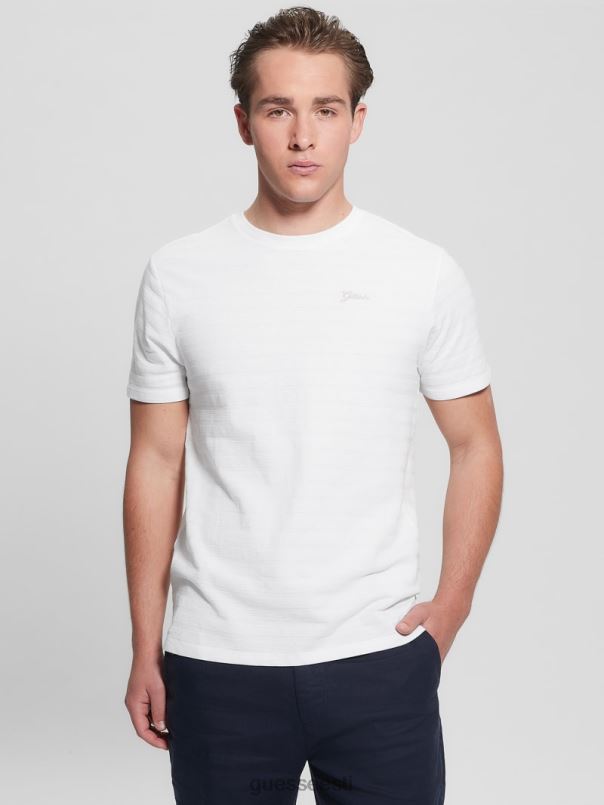 öko vincent jersey crewneck tee puhas valge GUESS kehakate mehed BB4BB4178