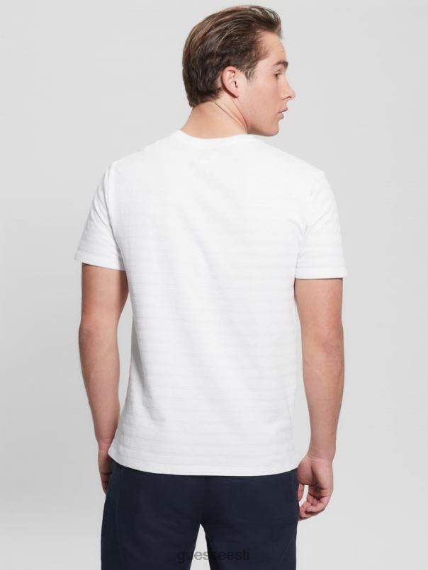 öko vincent jersey crewneck tee puhas valge GUESS kehakate mehed BB4BB4178