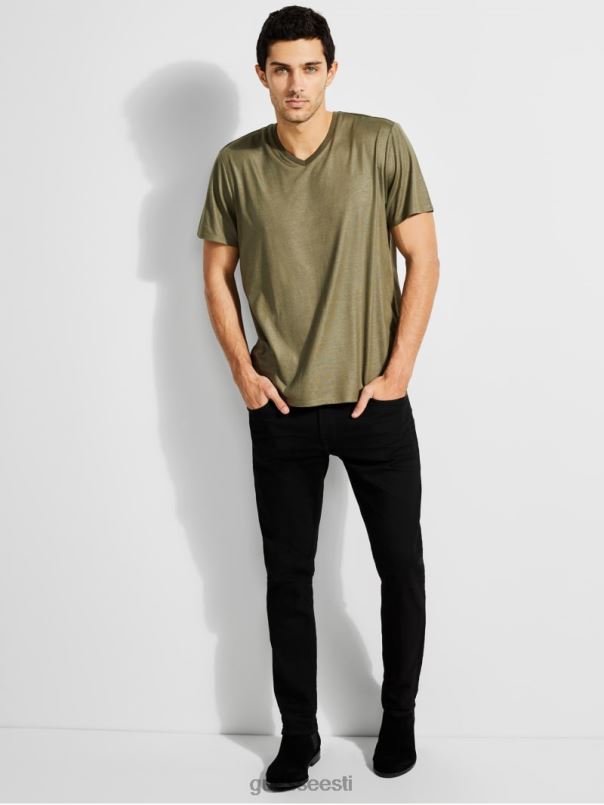 müürsepa v-kaelusega tee armee oliiv GUESS kehakate mehed BB4BB4083