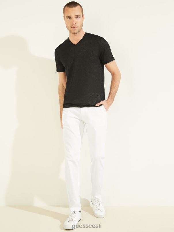 marli v-kaelusega tee süsimust GUESS kehakate mehed BB4BB4124