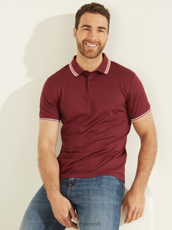 sport pique polo vino GUESS kehakate mehed BB4BB4141