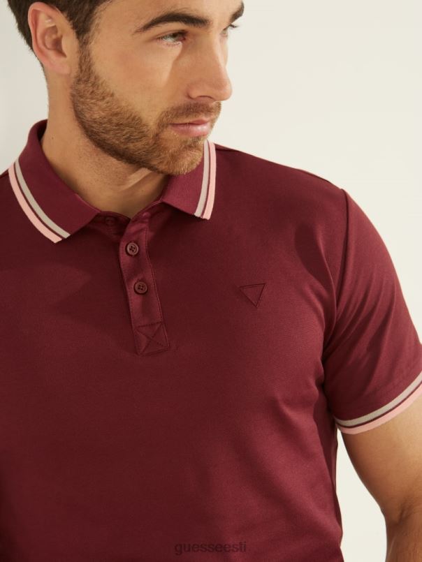 sport pique polo vino GUESS kehakate mehed BB4BB4141