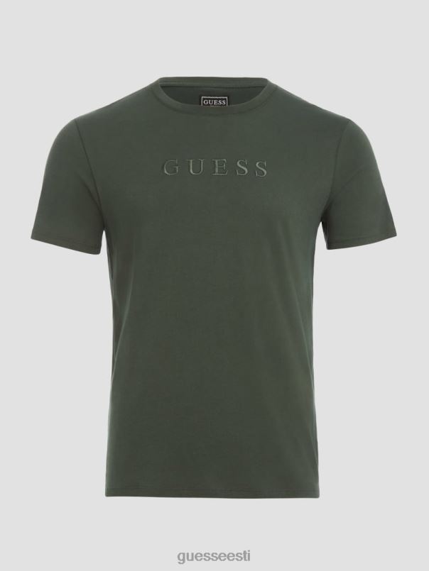 tikitud logoga tee džungli rohelised GUESS kehakate mehed BB4BB4063