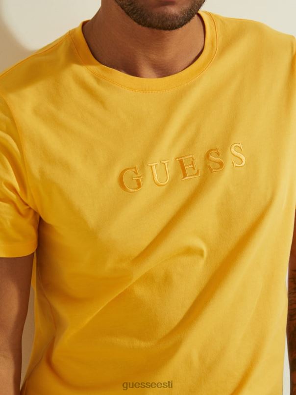 tikitud logoga tee infrapuna kollane GUESS kehakate mehed BB4BB4080