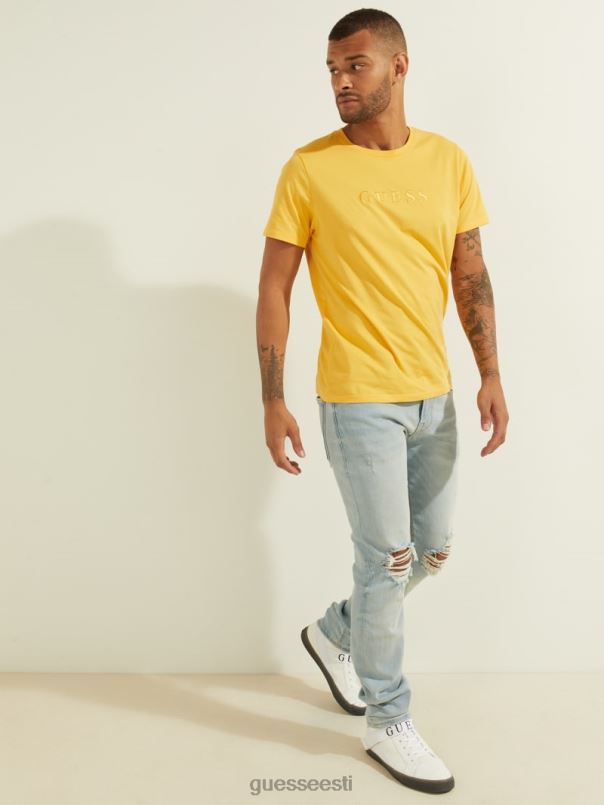 tikitud logoga tee infrapuna kollane GUESS kehakate mehed BB4BB4080