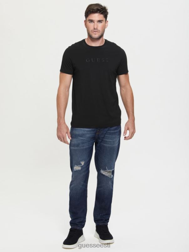 tikitud logoga tee must GUESS kehakate mehed BB4BB3994