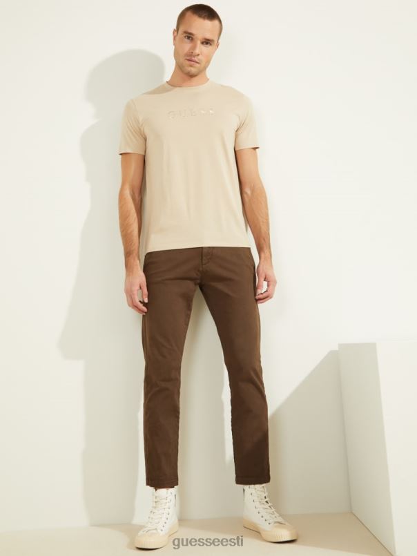 tikitud logoga tee nomaad GUESS kehakate mehed BB4BB4054