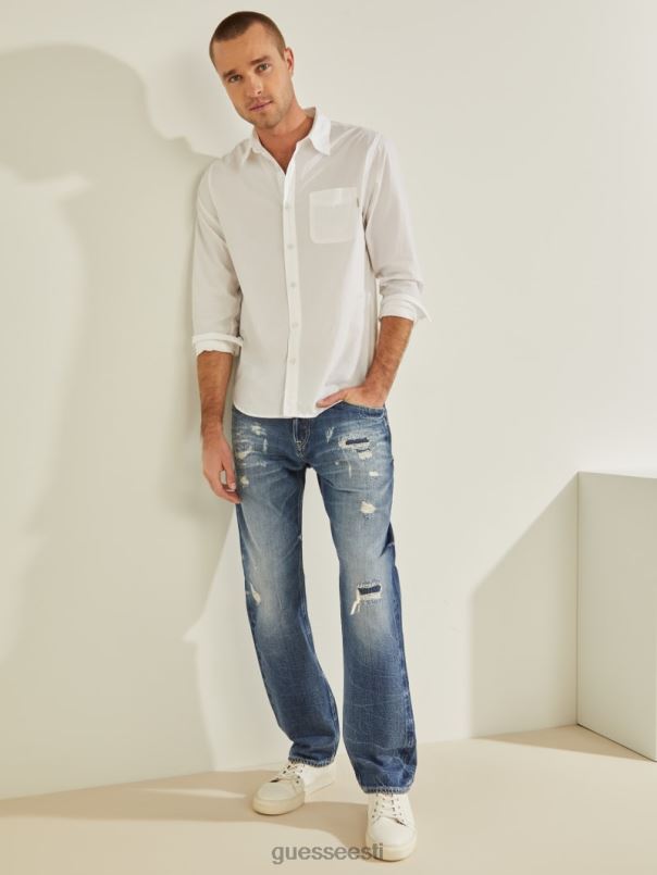 öko rodeo distressed teksad liustik GUESS kehakate mehed BB4BB4127