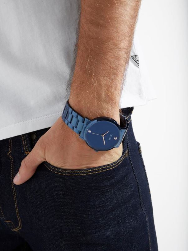 teemant analoog kell sinine GUESS tarvik mehed BB4BB3602