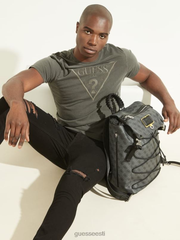 salameda seljakott must lilletrükk GUESS tarvik mehed BB4BB3243