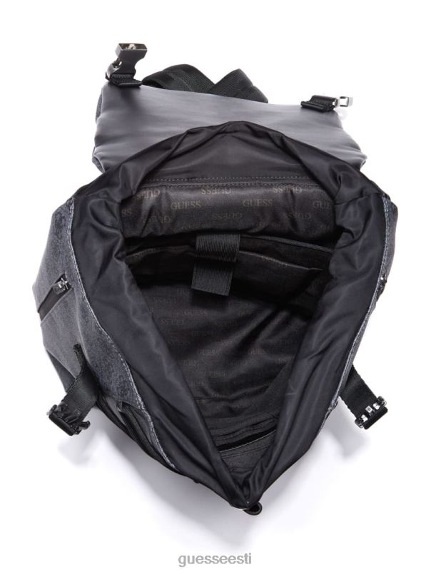 salameda seljakott must lilletrükk GUESS tarvik mehed BB4BB3243