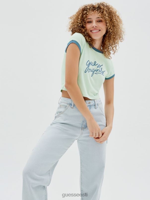 originaalid kärbitud ringer tee pehme jade GUESS kehakate naised BB4BB1352