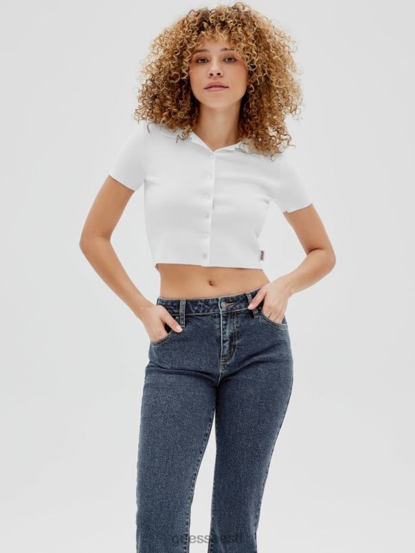 originaal kampsun polo puhas valge GUESS kehakate unisex BB4BB1353