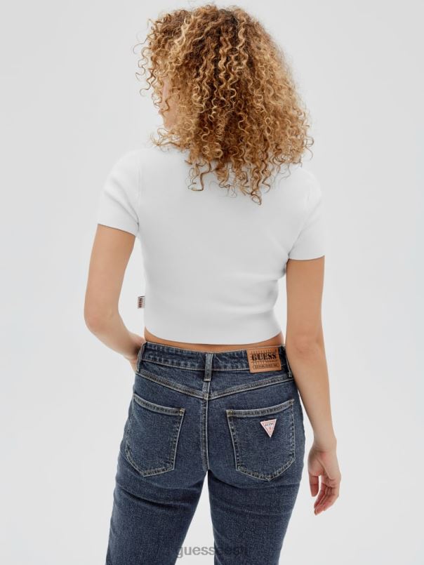 originaal kampsun polo puhas valge GUESS kehakate unisex BB4BB1353