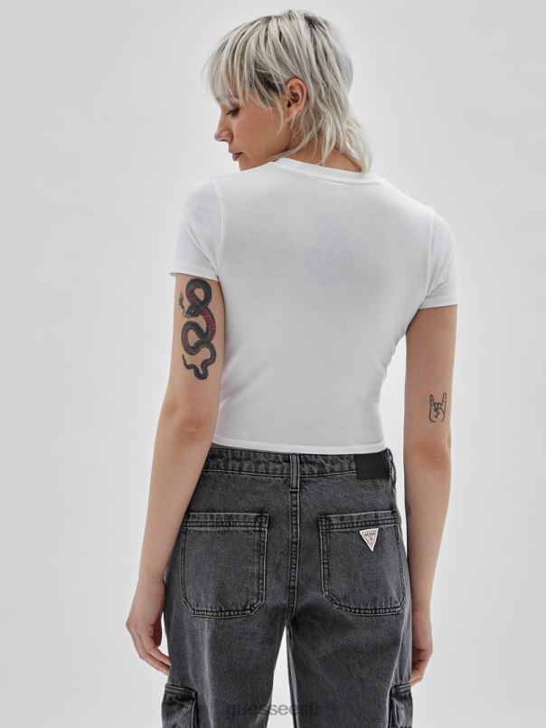 originaal öko palmi beebi tee puhas valge GUESS kehakate unisex BB4BB1358