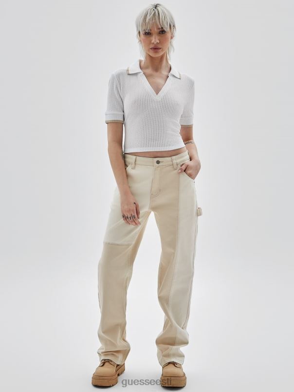 originaal kraega top puhas valge GUESS kehakate unisex BB4BB1084