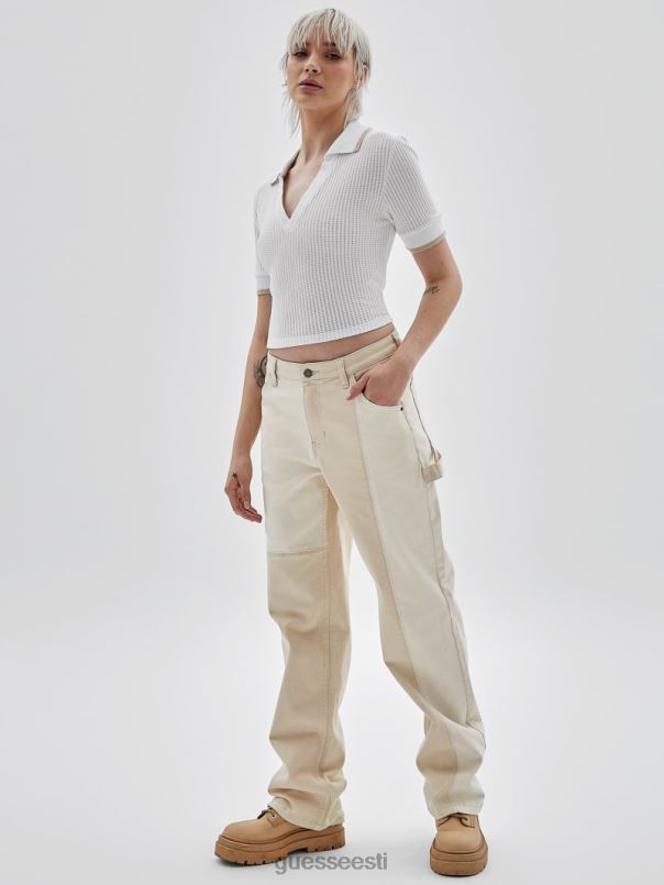 originaal kraega top puhas valge GUESS kehakate unisex BB4BB1084