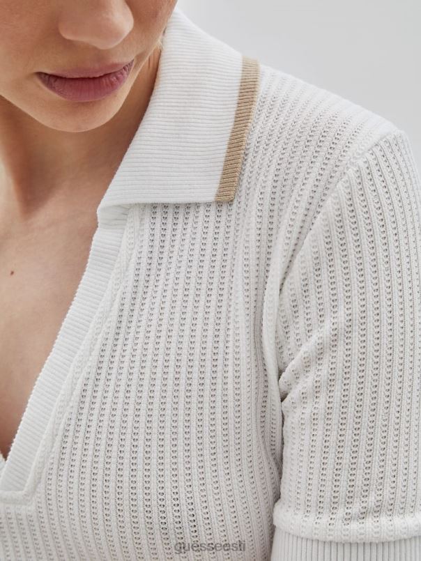 originaal kraega top puhas valge GUESS kehakate unisex BB4BB1084