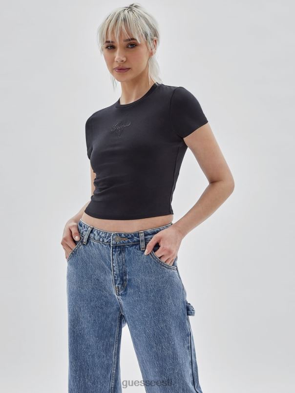 originaal logoga beebi tee must GUESS kehakate unisex BB4BB1290