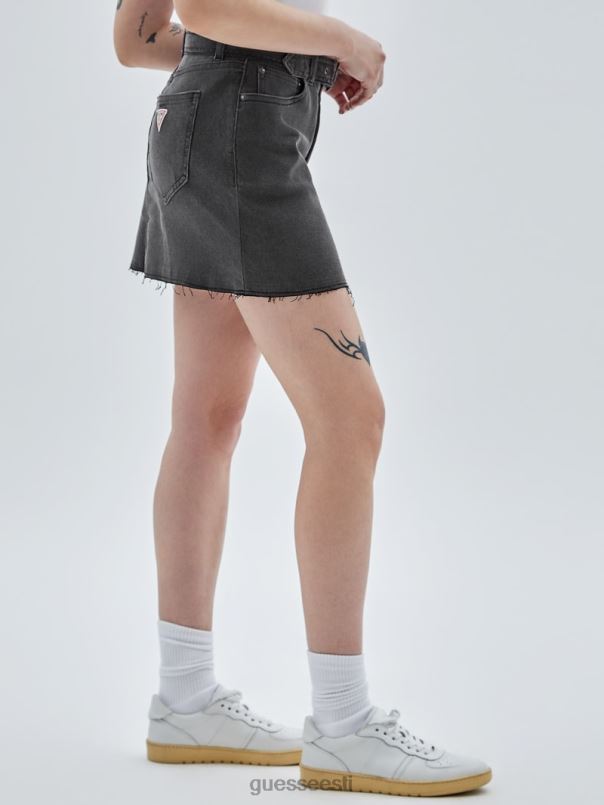 originaal vööga teksaseelik mine pestud halliks GUESS kehakate unisex BB4BB144