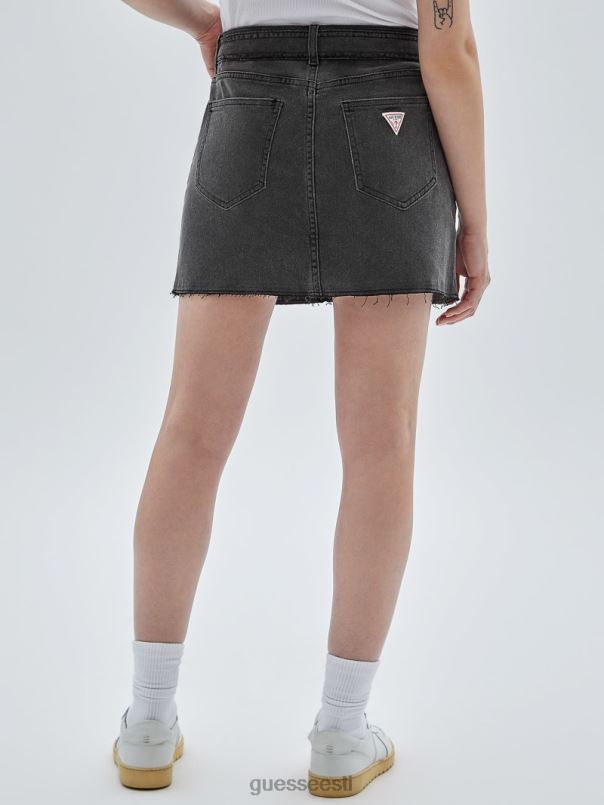 originaal vööga teksaseelik mine pestud halliks GUESS kehakate unisex BB4BB144