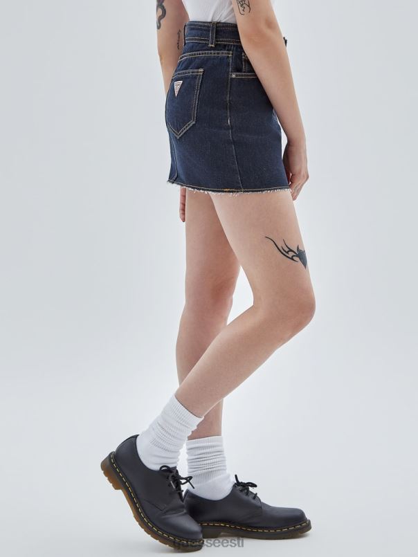 originaal vööga teksaseelik mine vintage tumepesu GUESS kehakate unisex BB4BB136