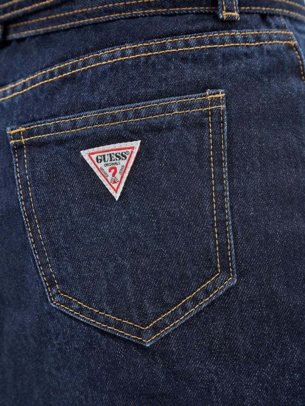 originaal vööga teksaseelik mine vintage tumepesu GUESS kehakate unisex BB4BB136