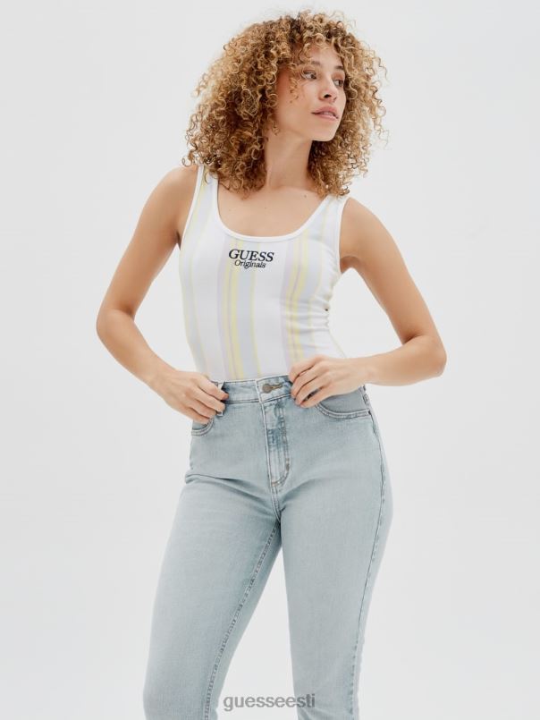 originaal vertikaaltriibuline body puhas valge multi GUESS kehakate unisex BB4BB1307