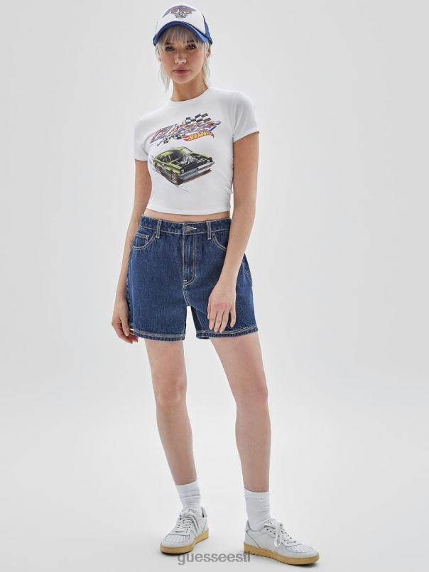 originaal x hot wheels baby tee puhas valge GUESS kehakate unisex BB4BB1343