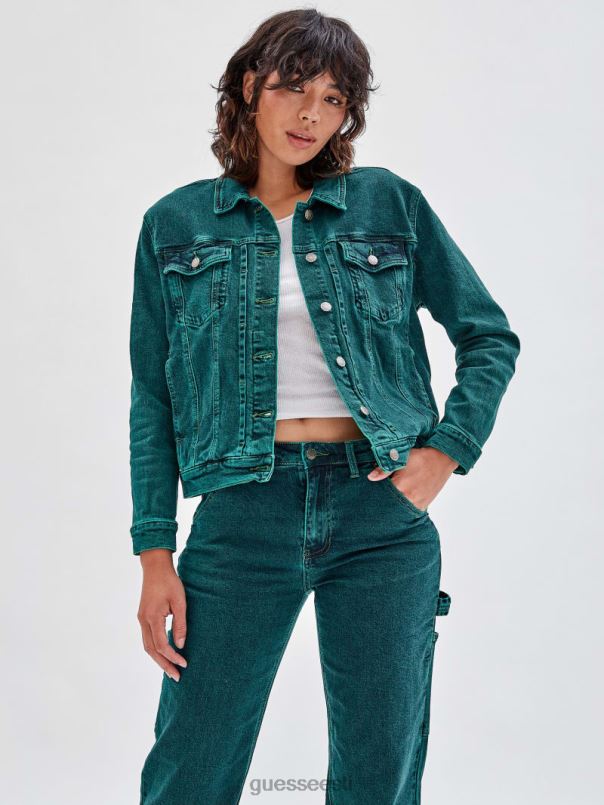 originaalid x batmani ülisuur reljeefne jope mine riddler green wash GUESS kehakate unisex BB4BB1840