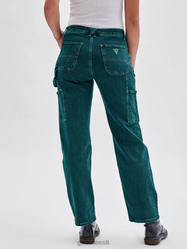 originaalid x batmani reljeefsed puusepa teksad mine riddler green wash GUESS kehakate unisex BB4BB160