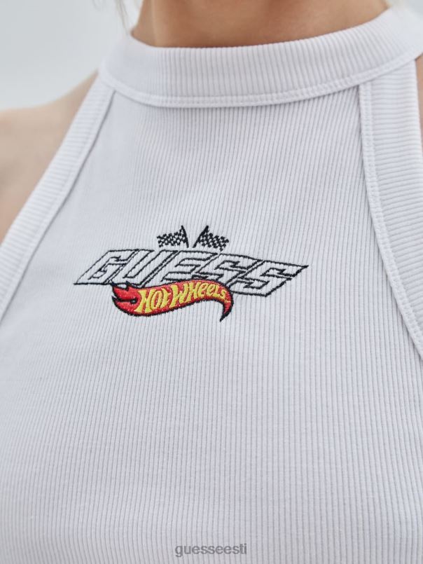originaalid x hot wheels logo paak puhas valge GUESS kehakate unisex BB4BB1337