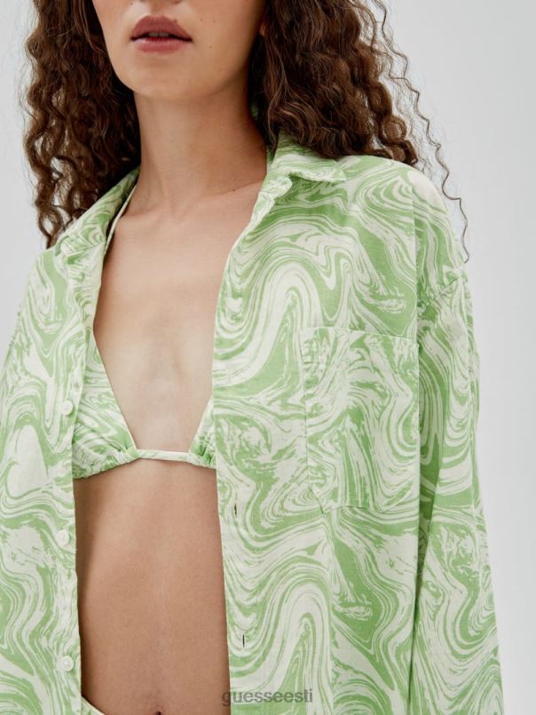 originaalid x j balvin aop särk roheline kevad multi GUESS kehakate unisex BB4BB1350