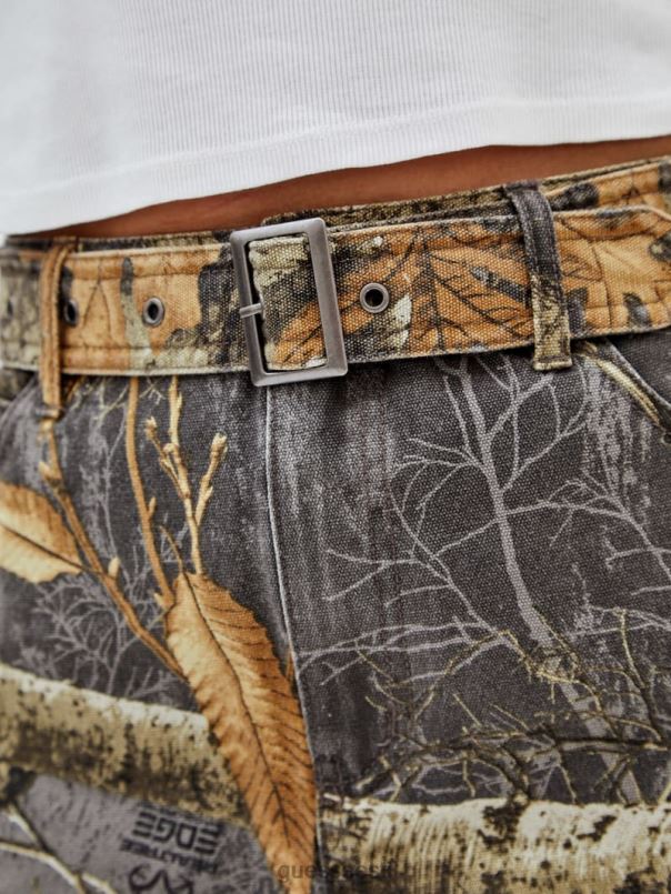 originaalid x realtree trükitud miniseelik väljapestud must multi GUESS kehakate unisex BB4BB285