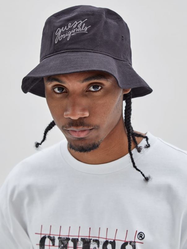 originaallogoga ämbrimüts must GUESS kehakate unisex BB4BB3813