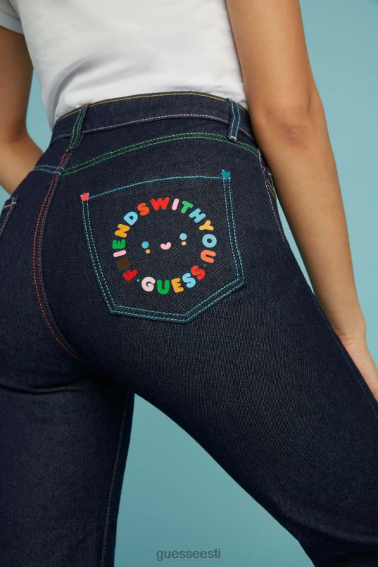 sõbrad sinuga ülikõrgete teksadega loputada pesu GUESS kehakate unisex BB4BB161