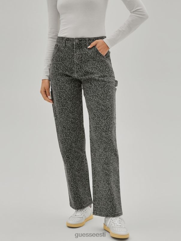 originaalkompositsiooniga trükitud puusepa teksad bambuskepp GUESS kehakate unisex BB4BB130