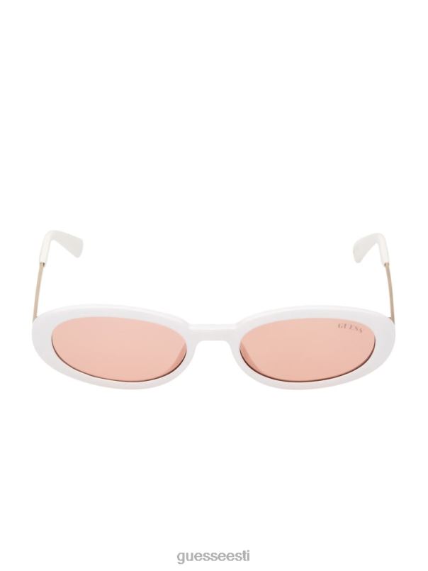 originaalsed ovaalsed päikeseprillid valge GUESS tarvik unisex BB4BB3745