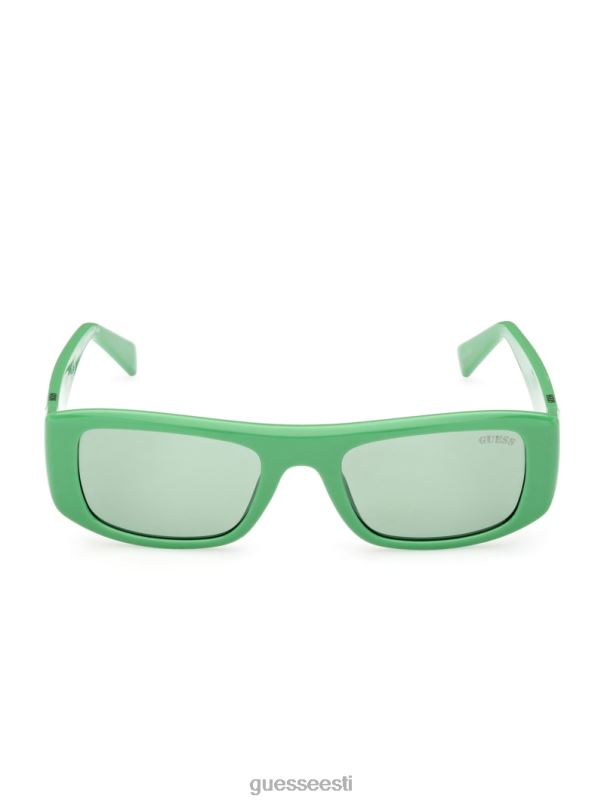 originaalsed ristkülikukujulised päikeseprillid roheline GUESS tarvik unisex BB4BB3748