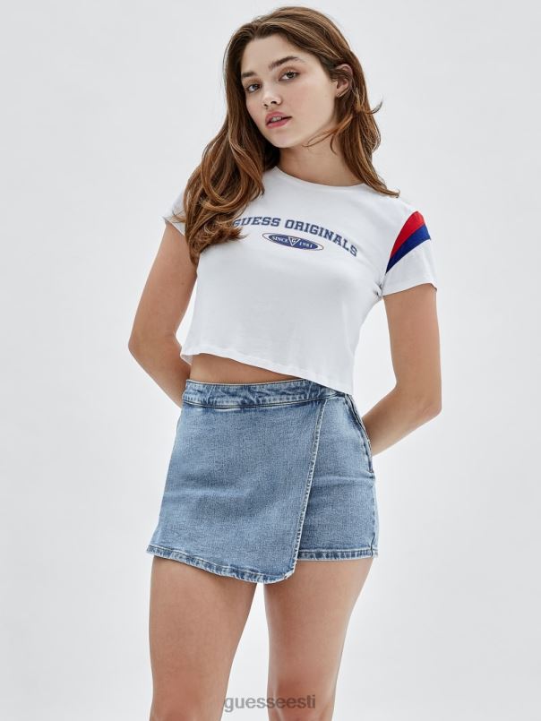 originaal beebi tee puhas valge GUESS kehakate unisex BB4BB1310