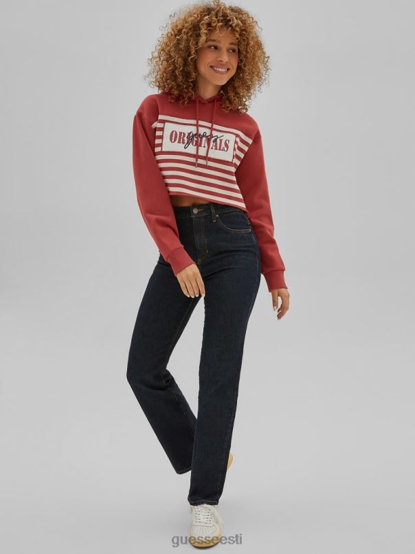 originaal kärbitud kapuuts kiire punane GUESS kehakate unisex BB4BB1791