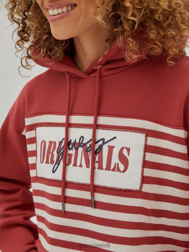 originaal kärbitud kapuuts kiire punane GUESS kehakate unisex BB4BB1791